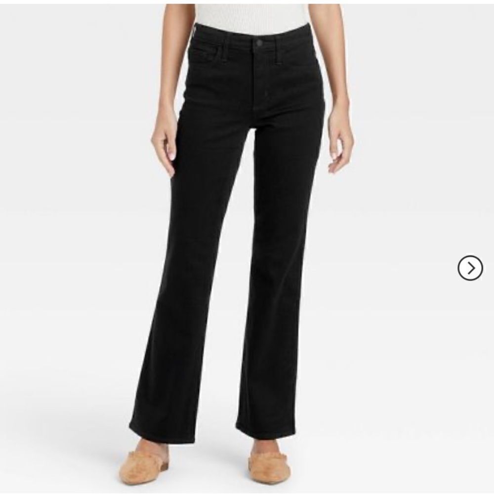Women's High-Rise Bootcut Jeans - Universal Thread™ Black